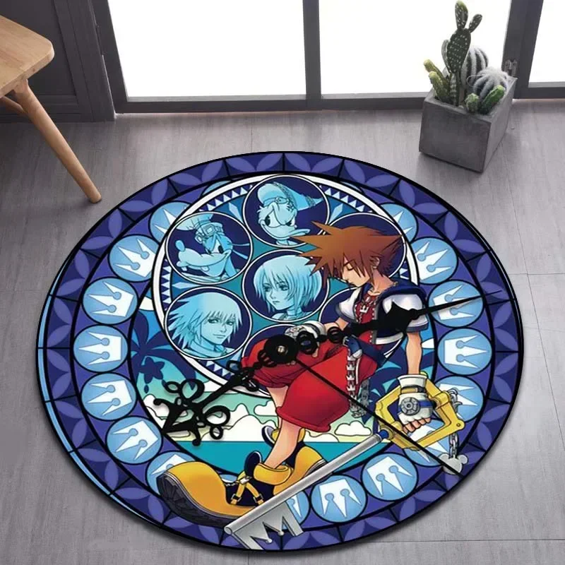 Commercial Kitchen Floor - Kingdom Hearts Teppich mit Cartoon-Muster, runde