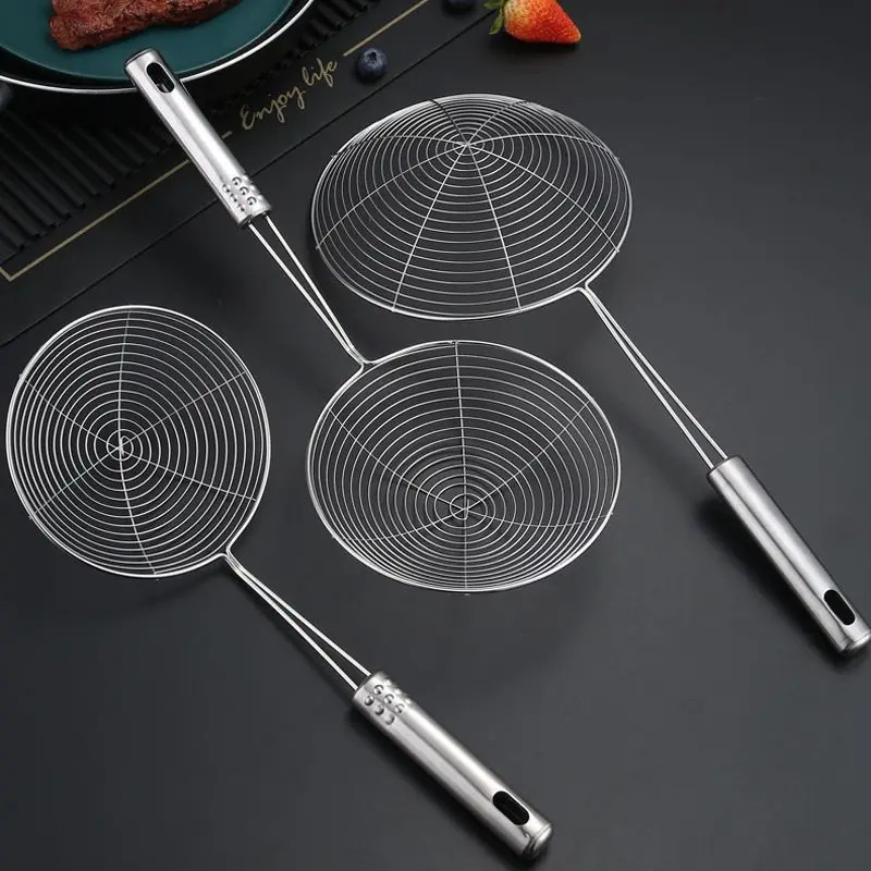 Commercial Kitchen Oil Filter - Ovaler Skimmer, Edelstahl-Filter, Netz, Öltopf, Lebensmittelfilter,