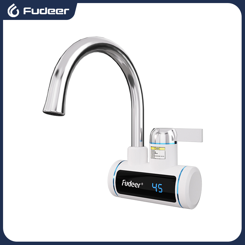 Commercial Kitchen Faucets - Fudeer Elektrischer Warmwasserbereiter, 220 V, Küchenarmatur,