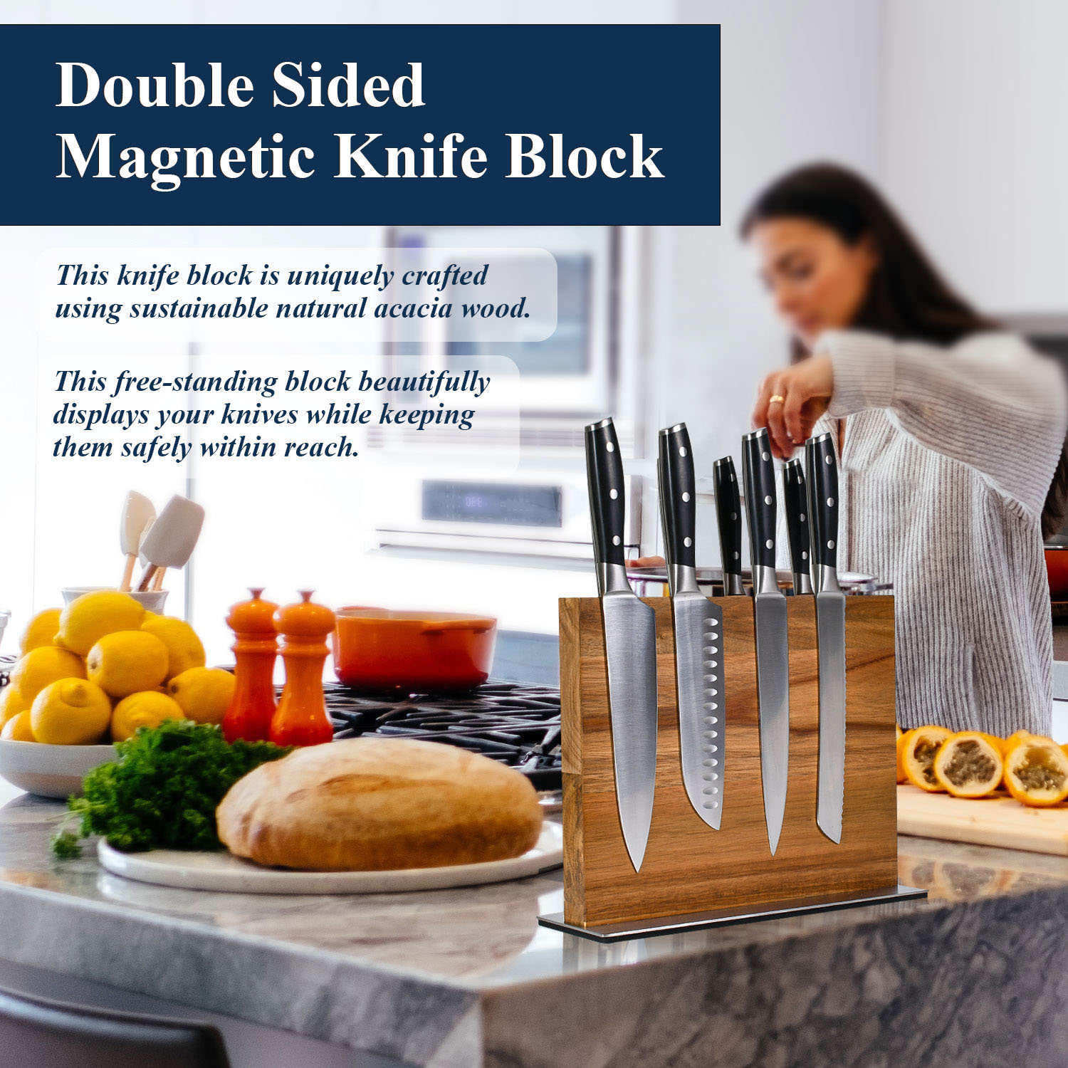 Hochwertiger magnetischer Mess – Commercial Kitchen Knife Holder Bewertung und Preis