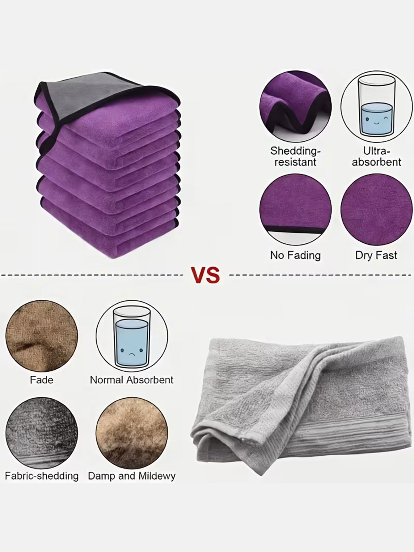 10er-Pack Doppelseitige Korall – Commercial Kitchen Towels Bewertung und Preis