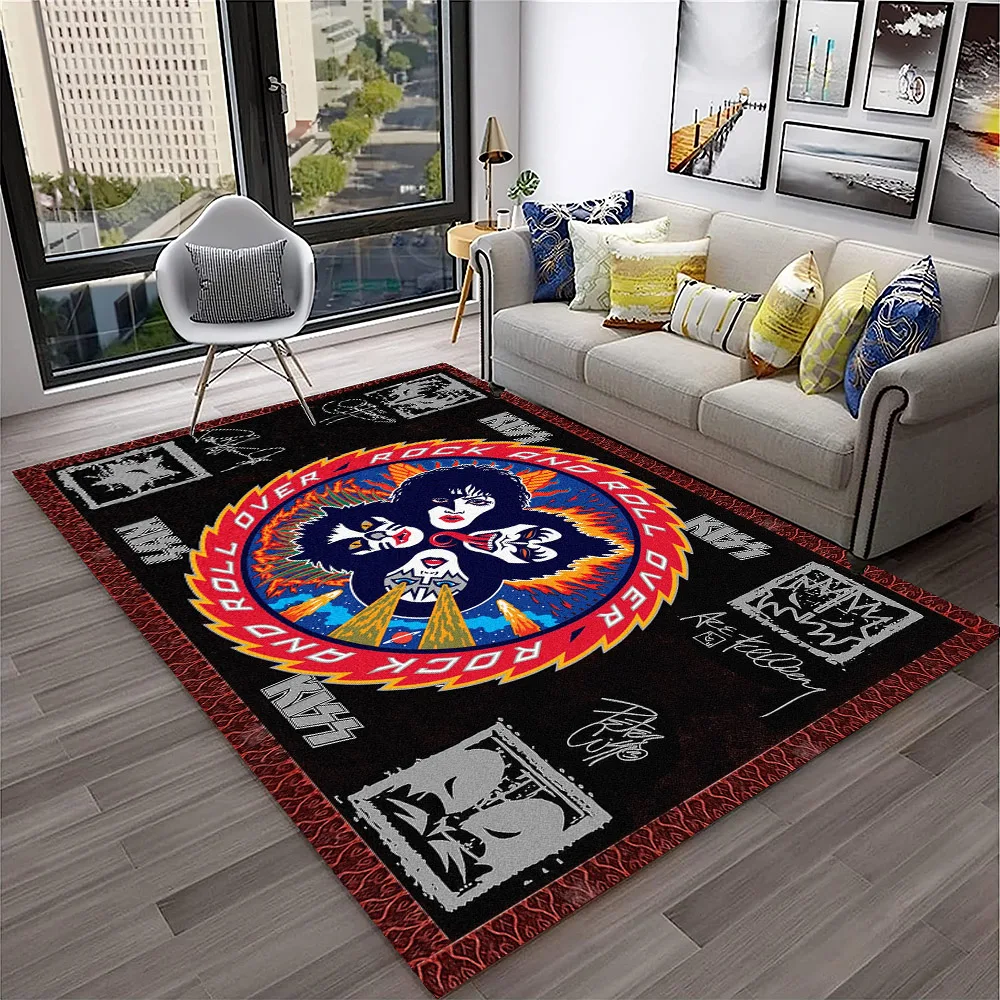 Retro KISS Rock Band Teppich f – Commercial Kitchen Floor Bewertung und Preis