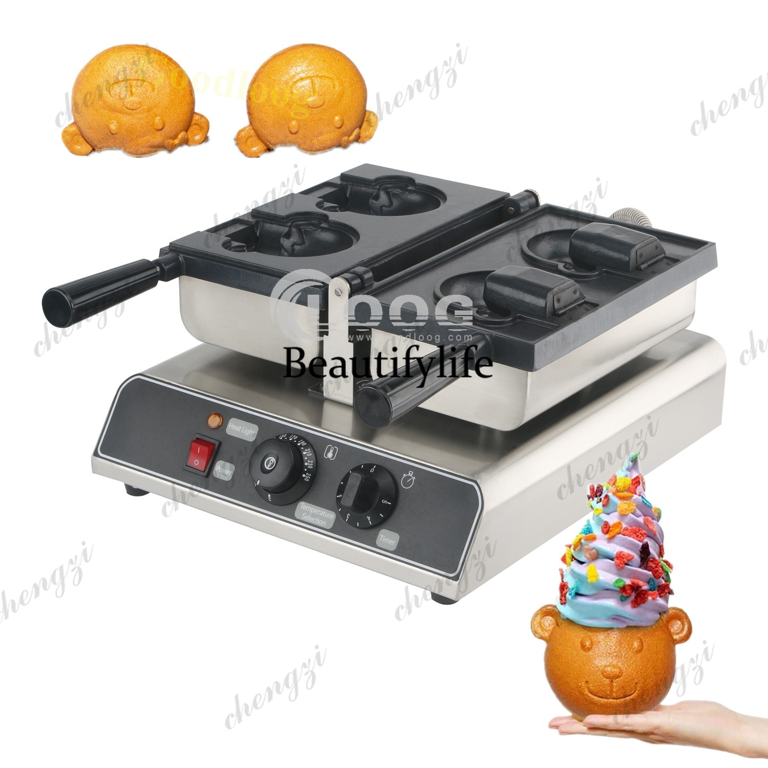A81 Gewerbliche Gastronomie-Kü – Waffle Maker Commercial Bewertung und Preis