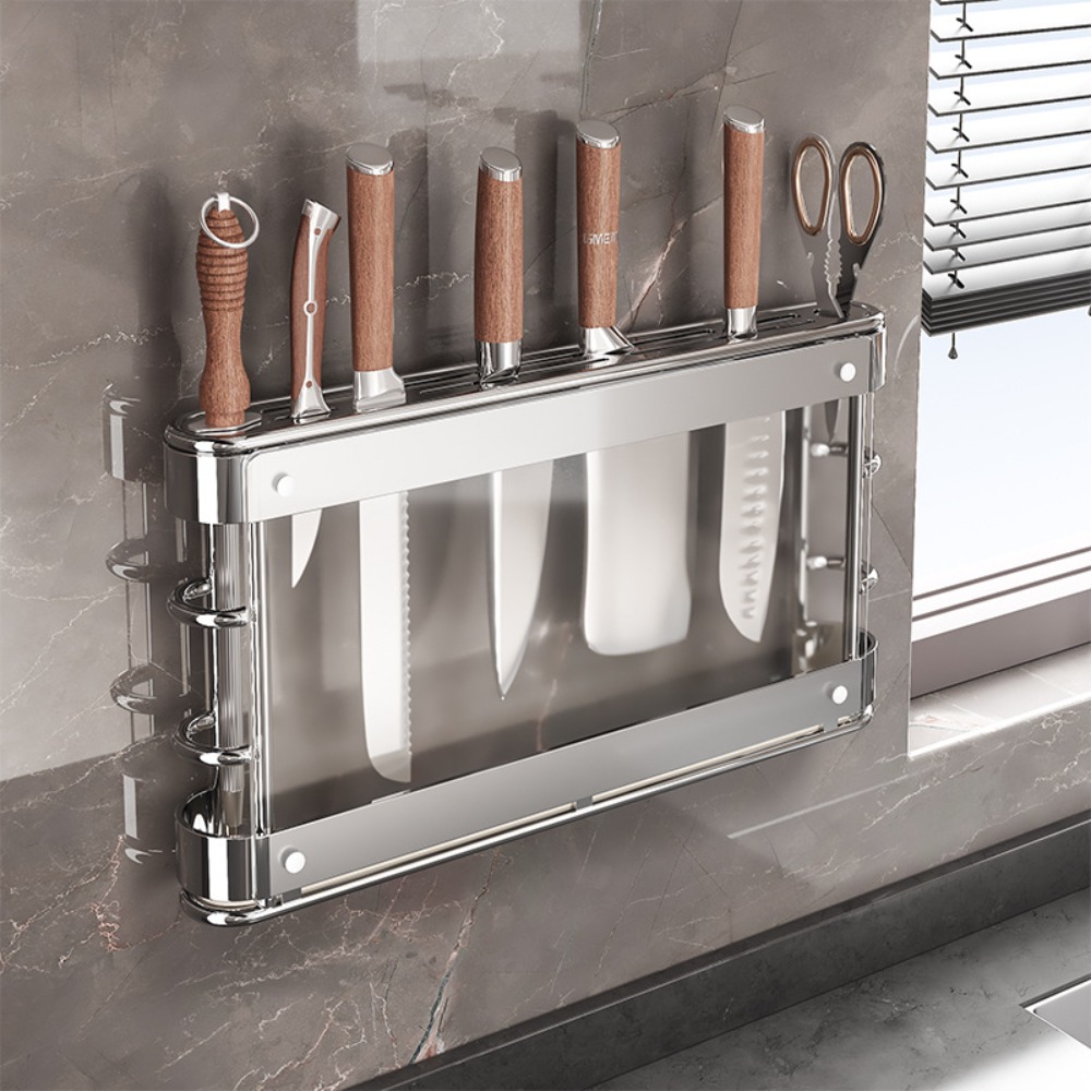 Kohlenstoffstahl Messerhalter  – Commercial Kitchen Knife Holder Bewertung und Preis